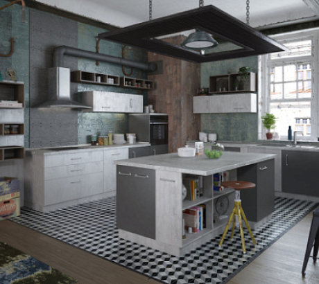 Серая кухня: идеи дизайна, фото в интерьере в Самаре