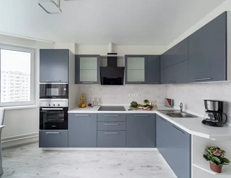 Серая кухня в Санкт-Петербурге