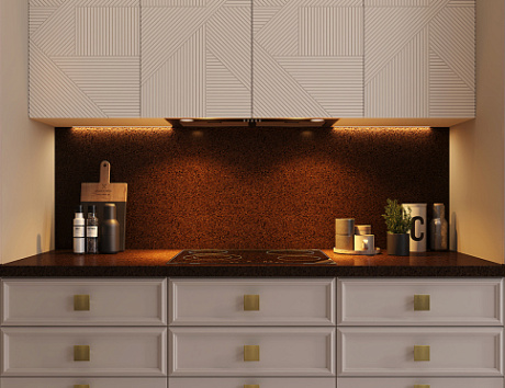 Светлая кухня в Арзамасе