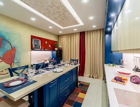 Синяя кухня