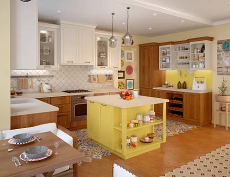 Желтая кухня в Казани