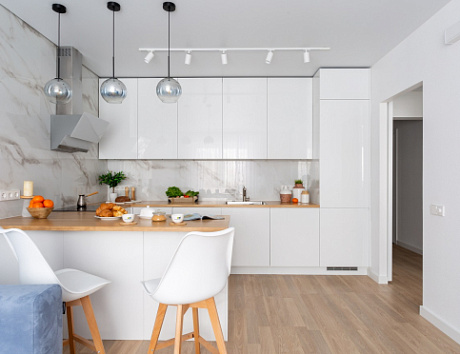 Кухни с вытяжкой