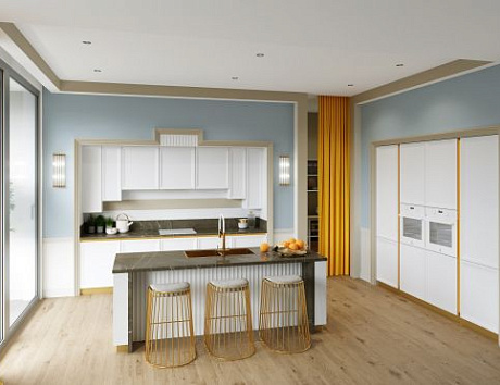 Кухни с фасадами из МДФ