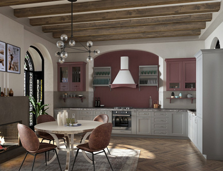 Светлая кухня в Екатеринбурге