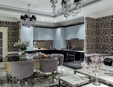 Бежевая кухня в Нальчике