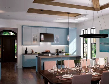 Синяя кухня в Обнинске