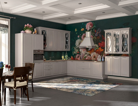 Серая кухня в Клину