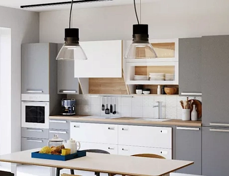 Серая кухня в Чите