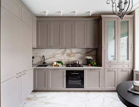 Коричневая кухня в Воронеже