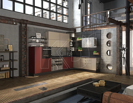 Кухни мдф в стиле модерн