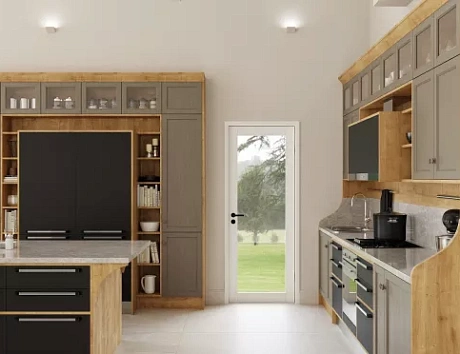 Коричневая кухня в Чите