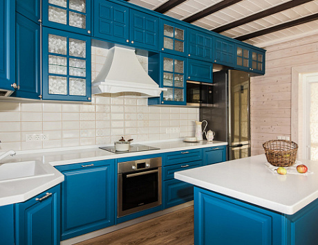 Синяя кухня в Тольятти