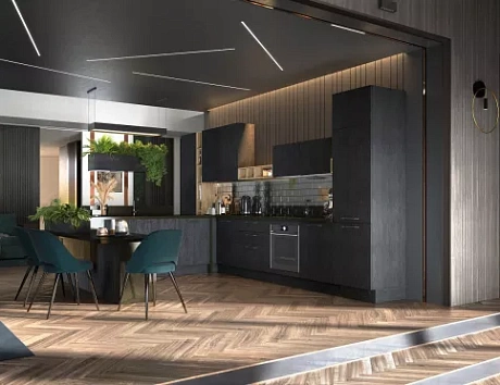 Черная кухня в Новосибирске