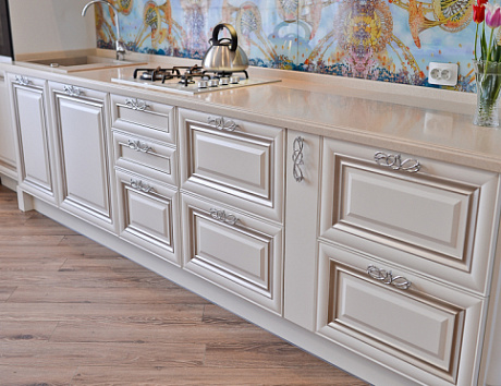 Светлая кухня в Арзамасе