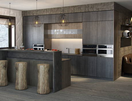 Темная кухня в Ростове-на-Дону