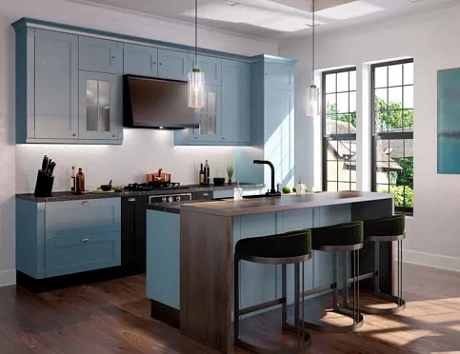 Светлая кухня в Екатеринбурге