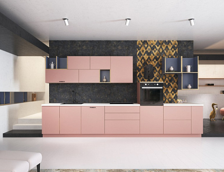 Интерьер светлой кухни в скандинавском стиле