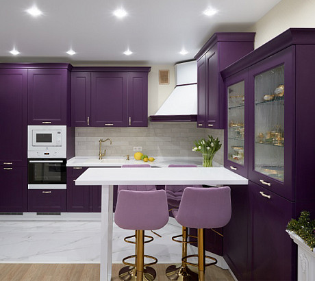 Яркая кухня в ЖК «Жулебино Парк»